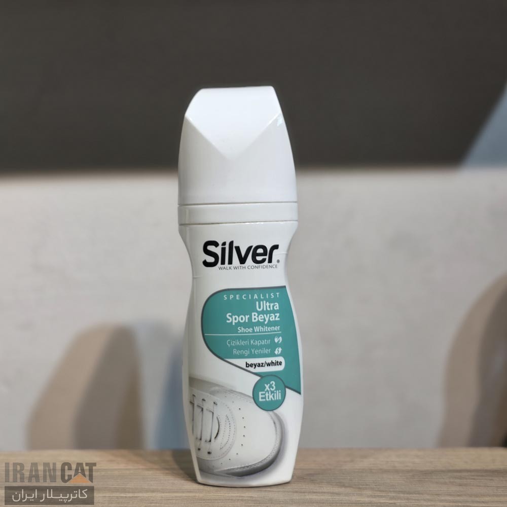 واکس کفش مایع مخصوص کفش سفید silver ultra spor beyaz
