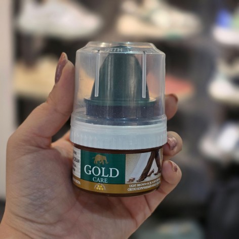 واکس گیاهی ارگانیک براق کننده کفش های چرمی گلد کر GOLD CARE