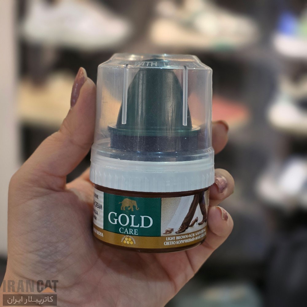 واکس گیاهی ارگانیک براق کننده کفش های چرمی گلد کر GOLD CARE