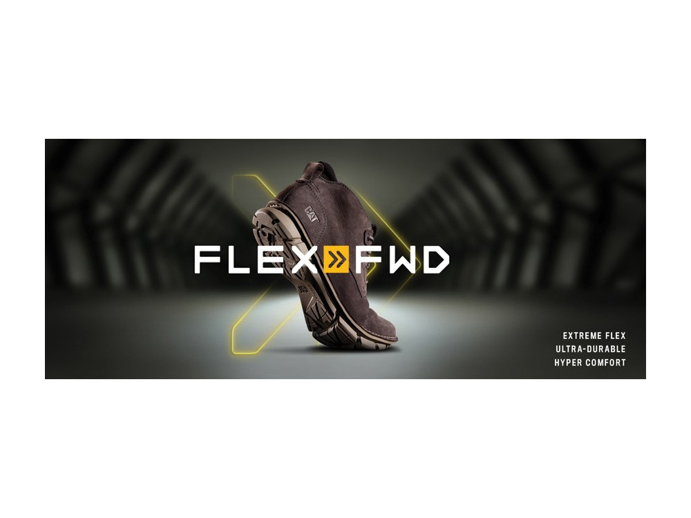معرفی تکنولوژی جدید کفش های کاترپیلار FLEX FWD